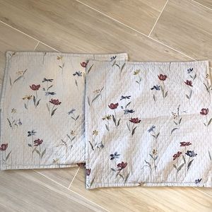 QUILTED FLORAL EURO SHAMS BY CHARTER CLUB